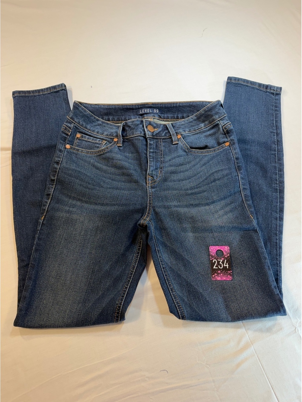 Level 99 Women's Denim Jeans Size 27 Dark Wash